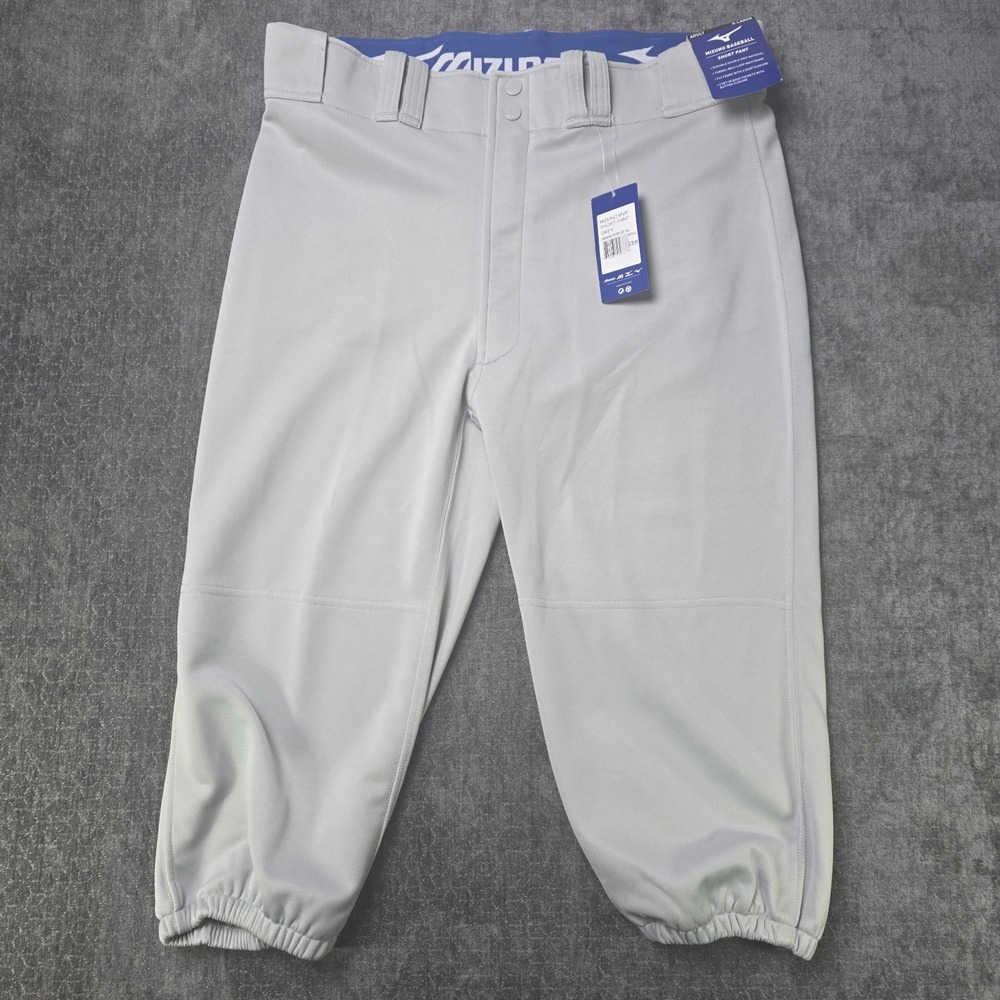 Mizuno Premier Piped Adult Mens Short Knicker Baseball Pants 35040 White Stretch